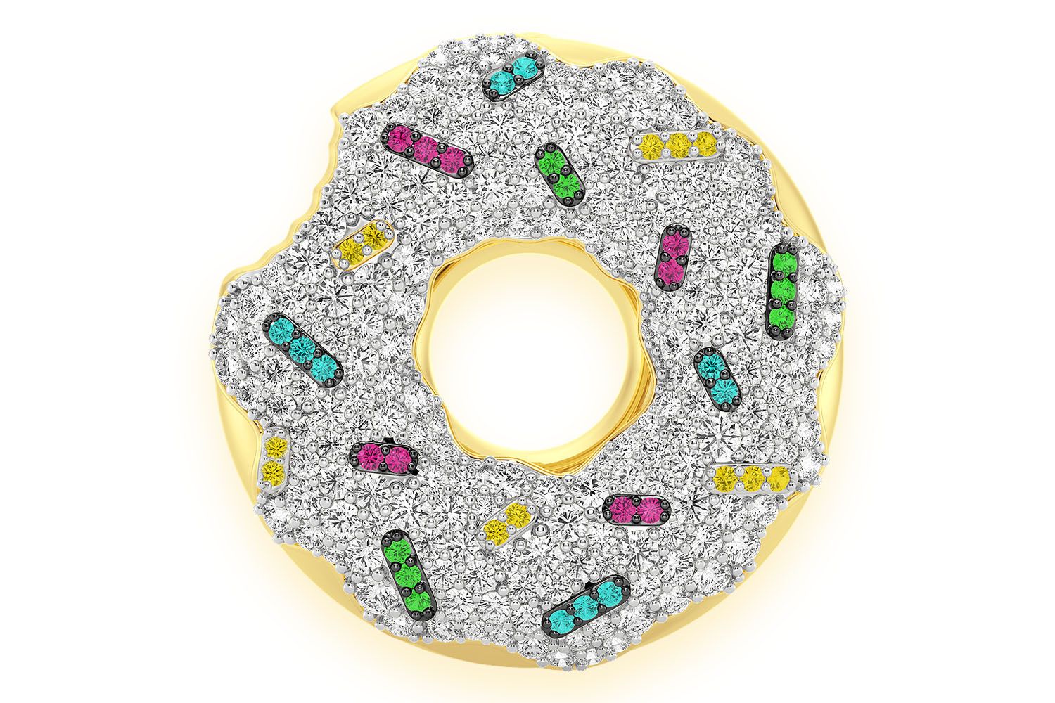 ALIITA リング DONUT ICE GLAZED SPRINKLES WHITE RING DONUT ICE GLAZED SPRINKLES WHITE RING – ALIITA-US