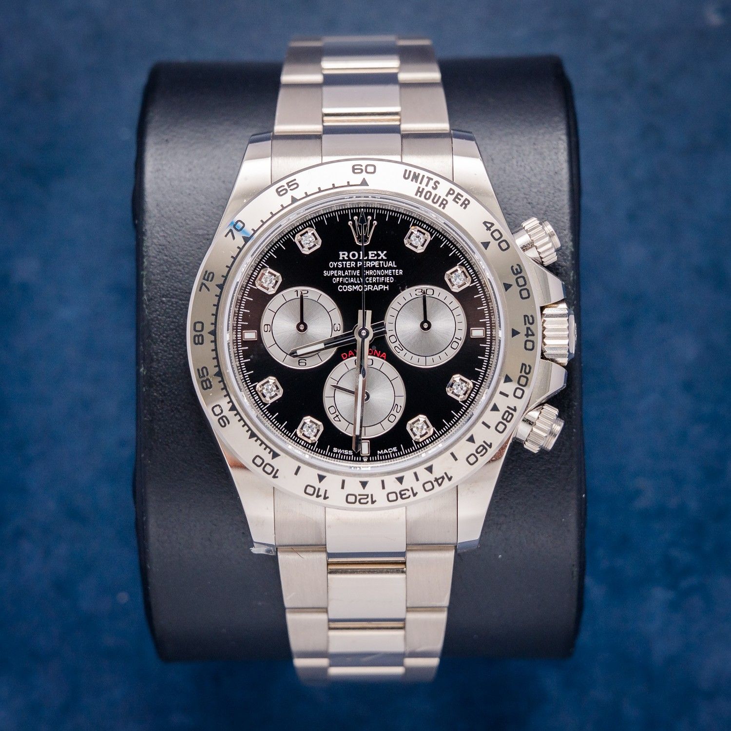 Rolex Daytona 40MM (126509) White Gold - Black Diamond Dial - 2024 Card+WT & Box