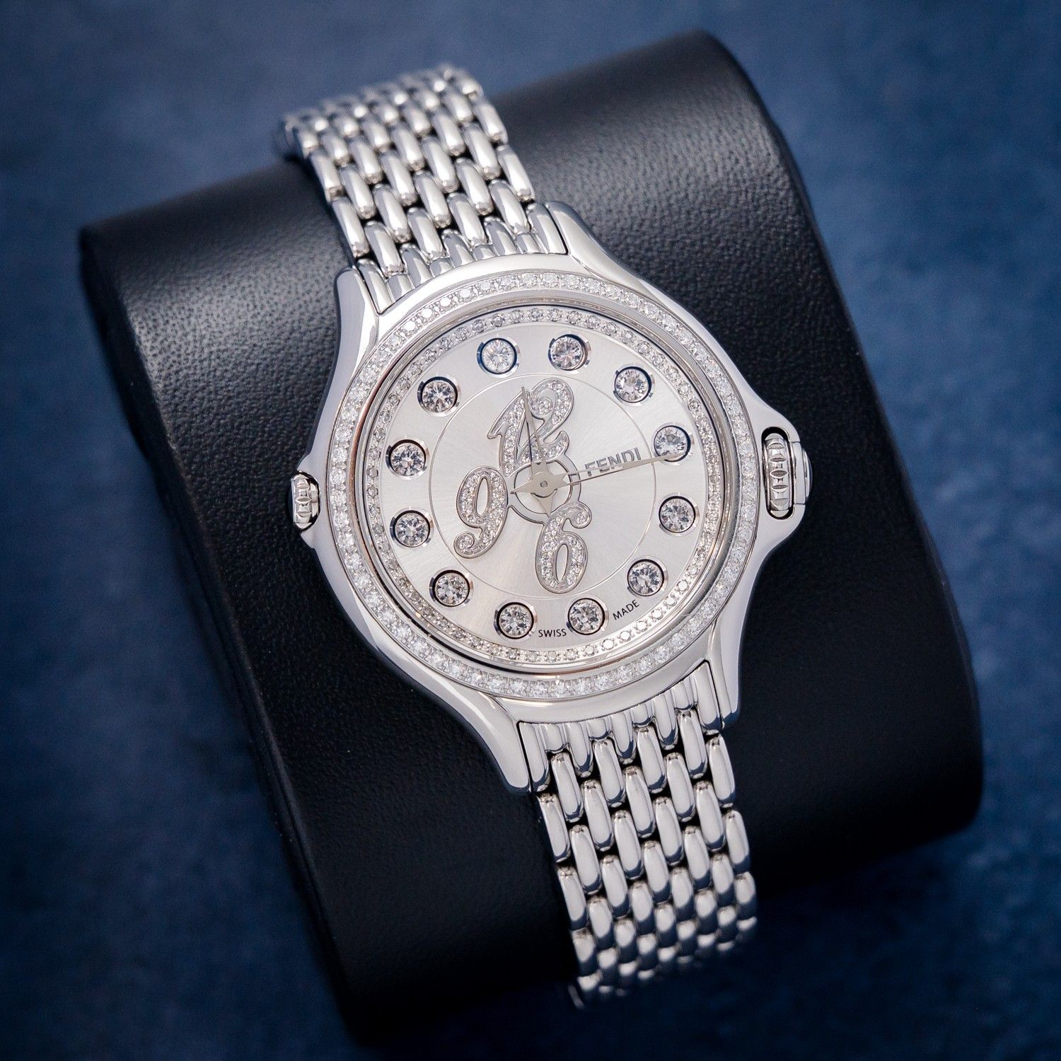 Fendi Crazy Carats 10500l 33MM SS Quartz Watch (SW1227)