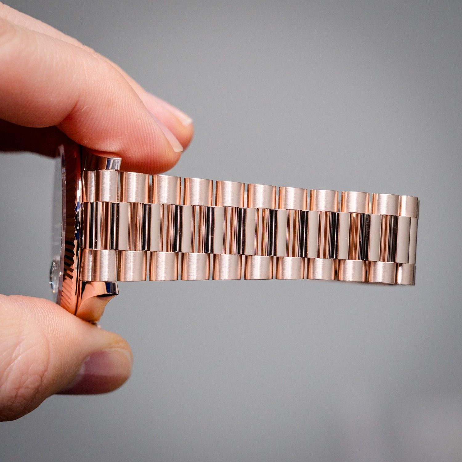 Rolex Day Date 40MM (228235) Rose Gold Presidential - Slate Ombre - Rolex Box