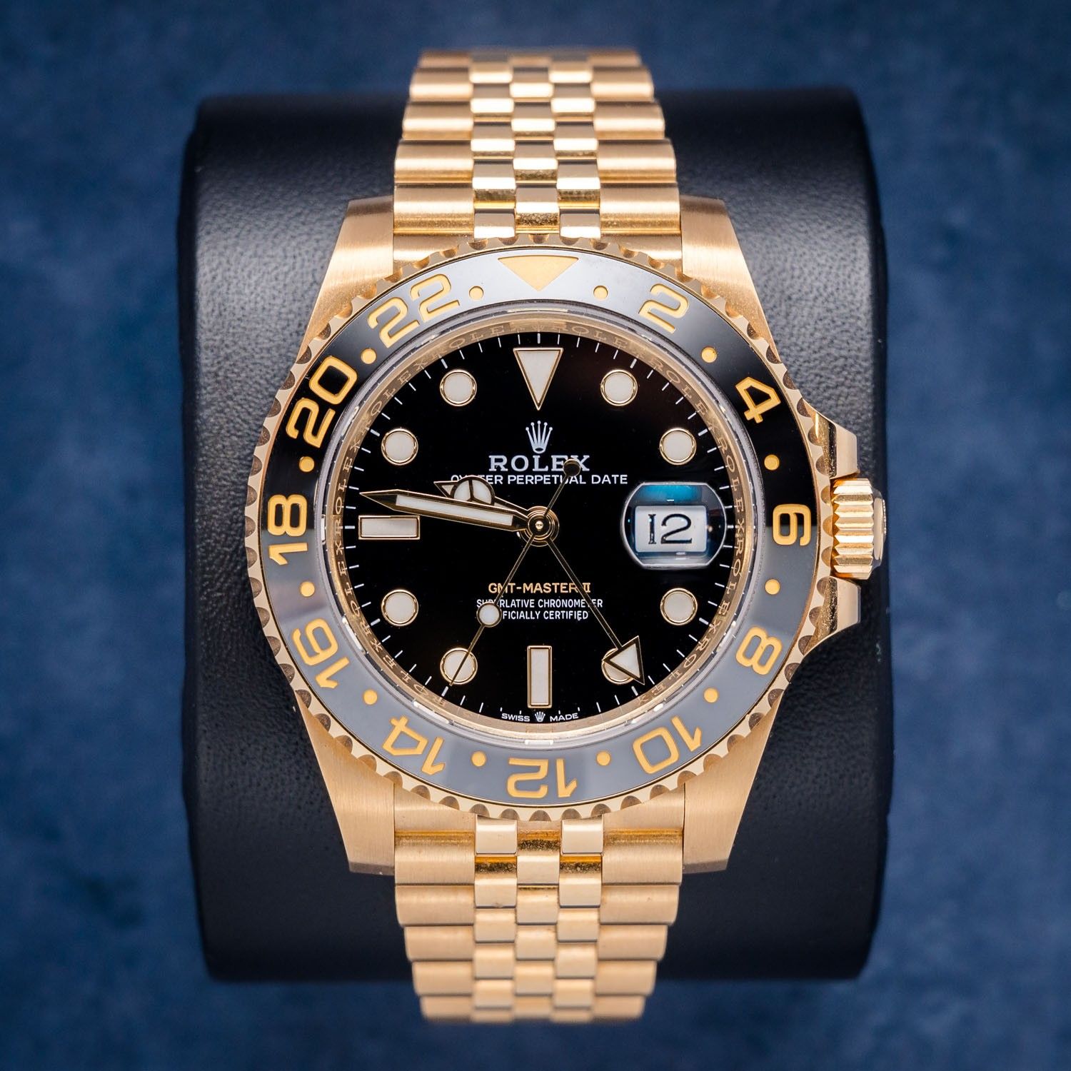 Rolex GMT-Master II - 40MM (126718GRNR) Yellow Gold Jubilee - 2025 Card & Box