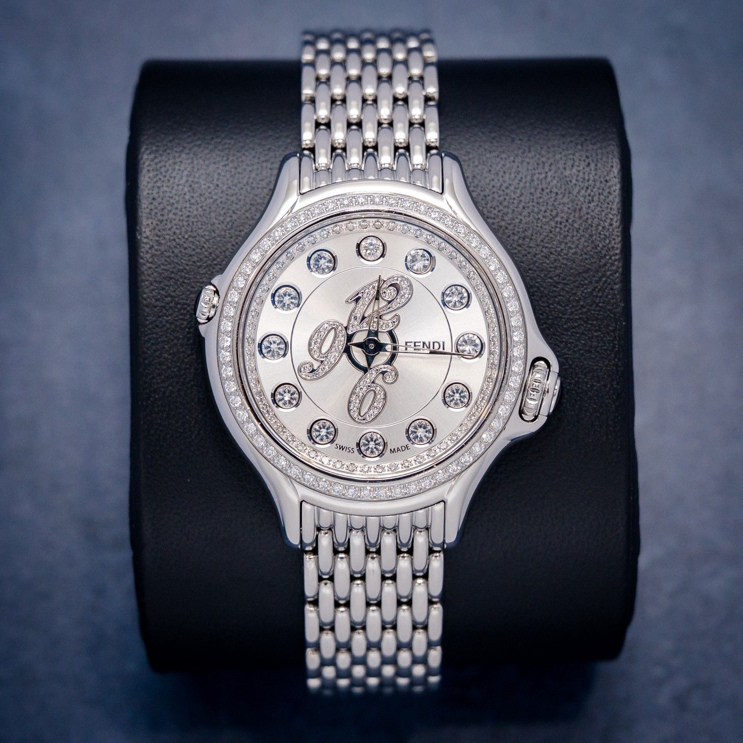 Fendi Crazy Carats 10500l 33MM SS Quartz Watch (SW1227)