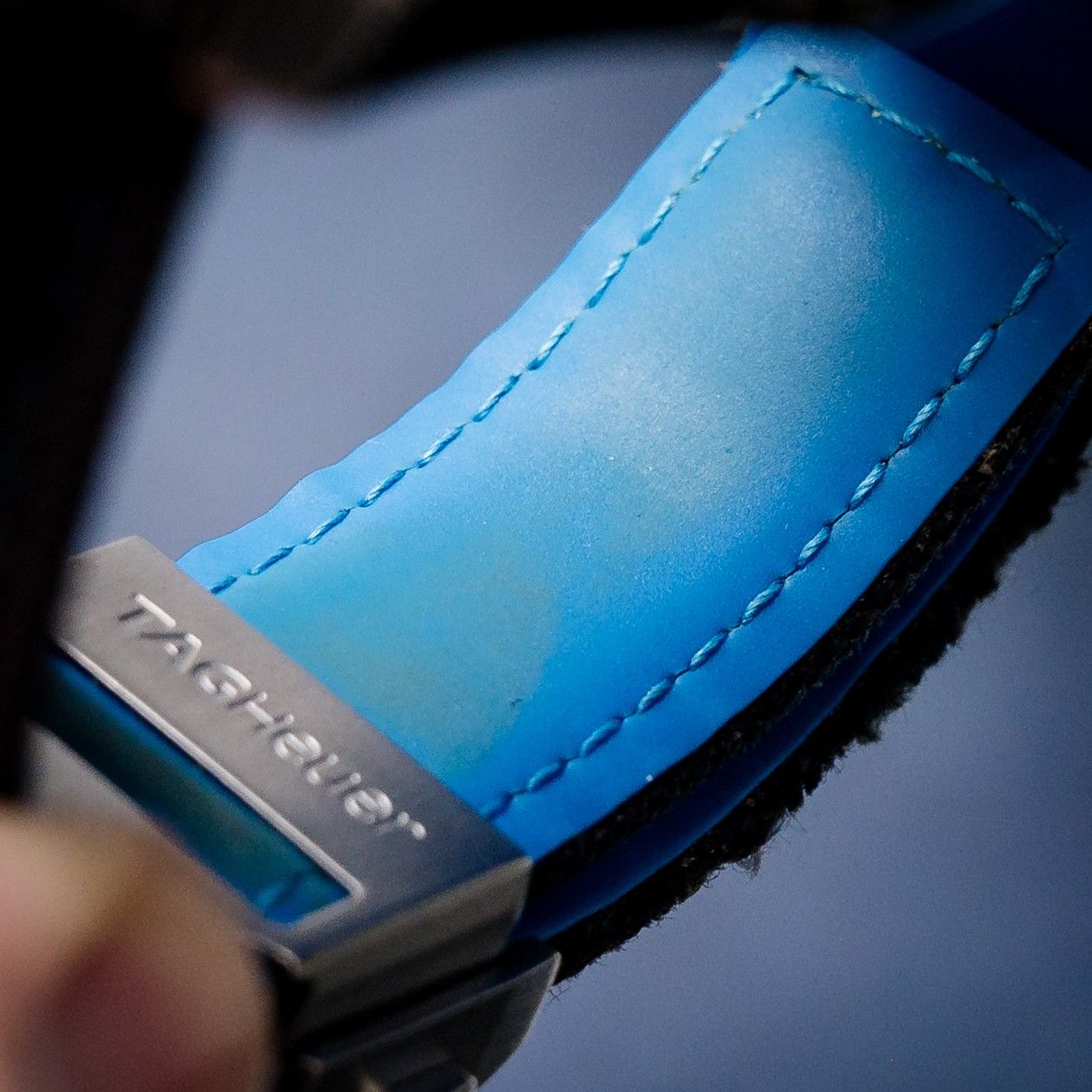 Tag Heuer Aquaracer Calibre 5 - Blue Ceramic - Black Strap - Watch & Card