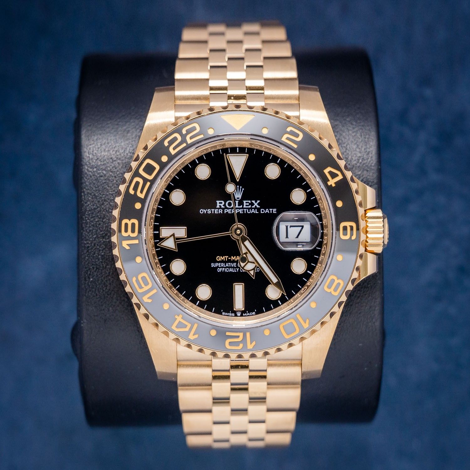 Rolex GMT-Master II - 40MM (126718GRNR) Yellow Gold Jubilee