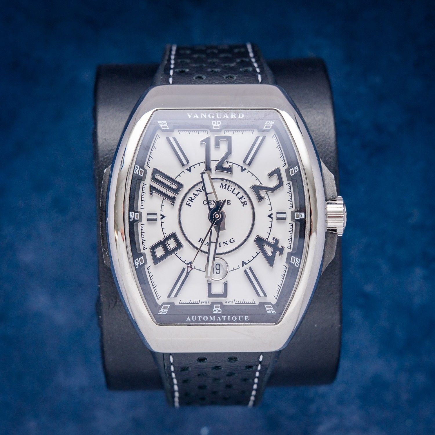 Franck Muller Vanguard Racing SS Racing White Dial