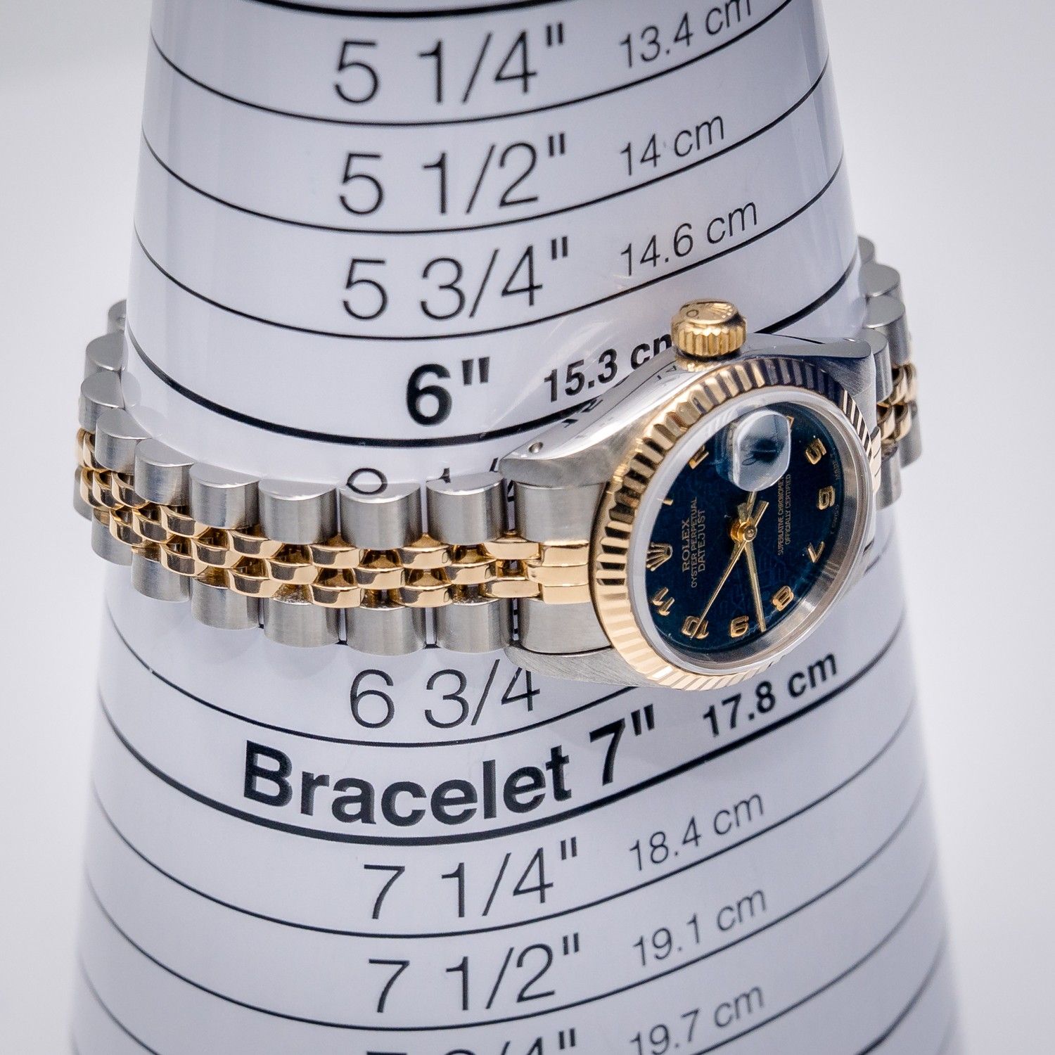 Rolex Datejust 26MM (69173) Steel & Yellow Gold - Jubilee Brac - Blue Jubilee Dial - Watch & Box