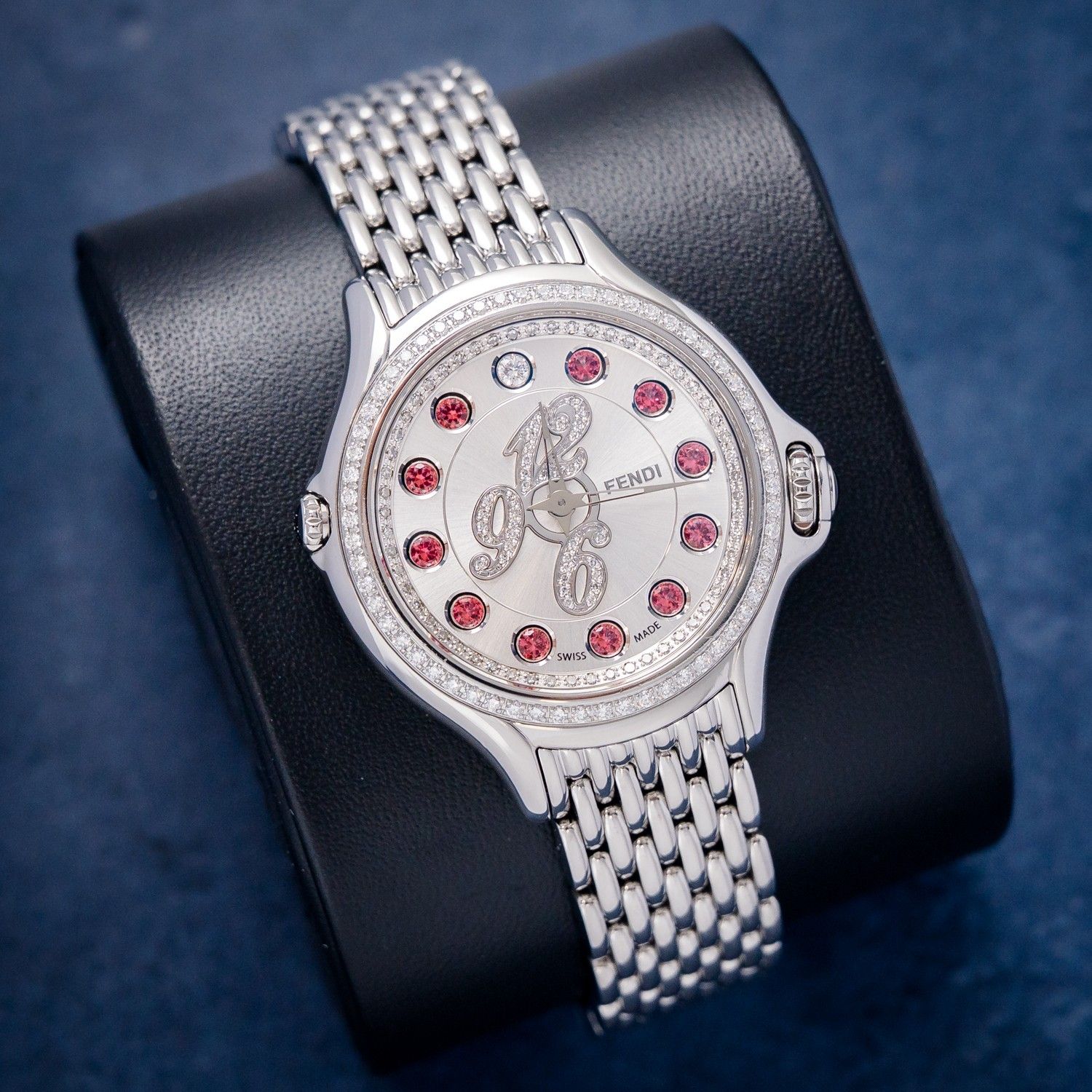 Fendi Crazy Carats 10500l 33MM SS Quartz Watch (SW1227)