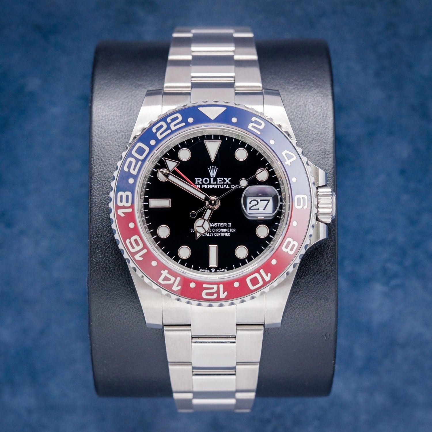 Rolex GMT-Master II 40MM (126710BLRO) "Pepsi"- Oyster Bracelet - 2022 Card+WT & Box