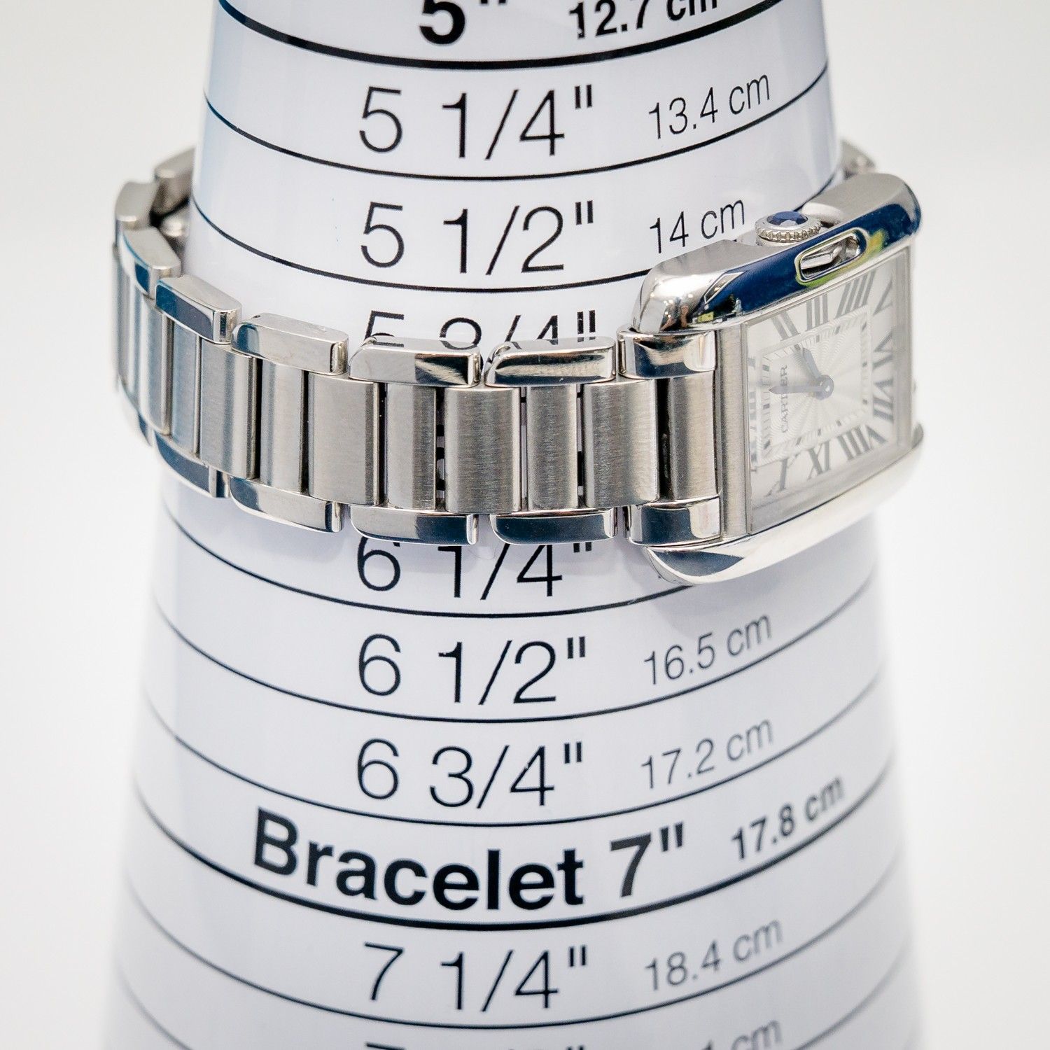 Cartier Tank Anglaise 22MM (3485) Quartz - Steel - Watch & Box