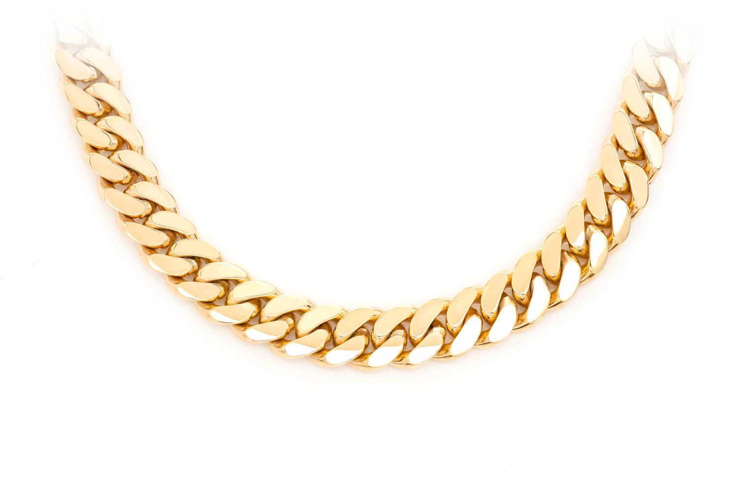 送料関税込【CRAFTD London】Miami Cuban 4mm☆(2色) 国内発送♪ Gold Miami Cuban Chain 4mm | Gold | CRAFTD London