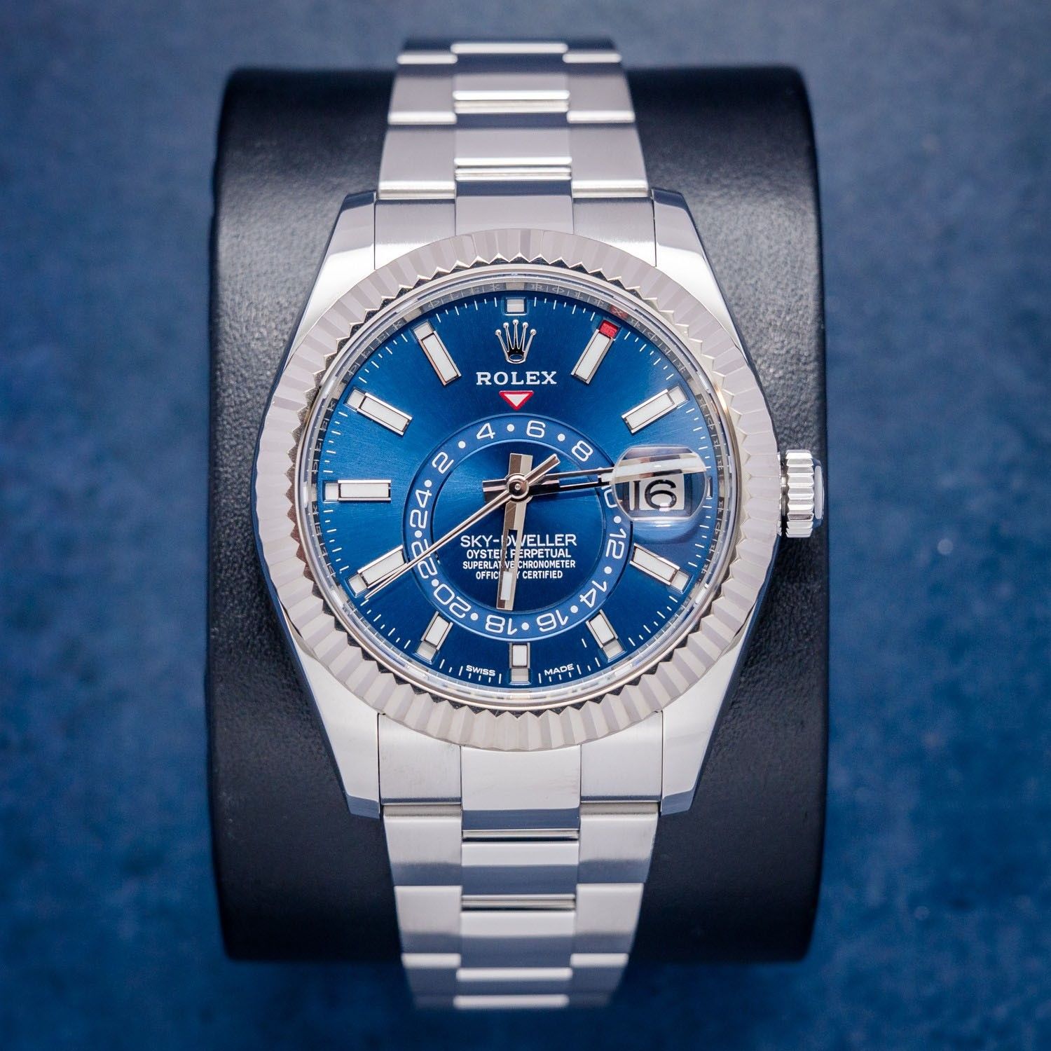 Rolex Sky-Dweller 42MM (326934) - Steel White Gold Bezel - Oyster Brac